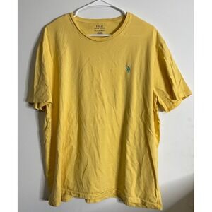 Polo Ralph Lauren Yellow Tee XL